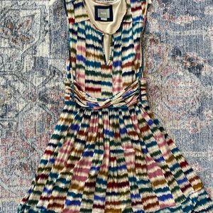 Maeve (Anthropologie) Ikat patterned dress